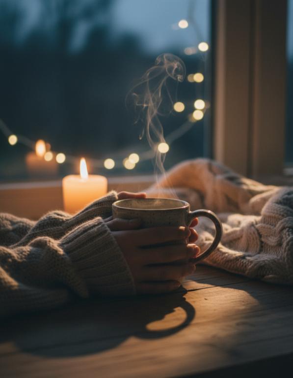 هدوء المساء الدافئ