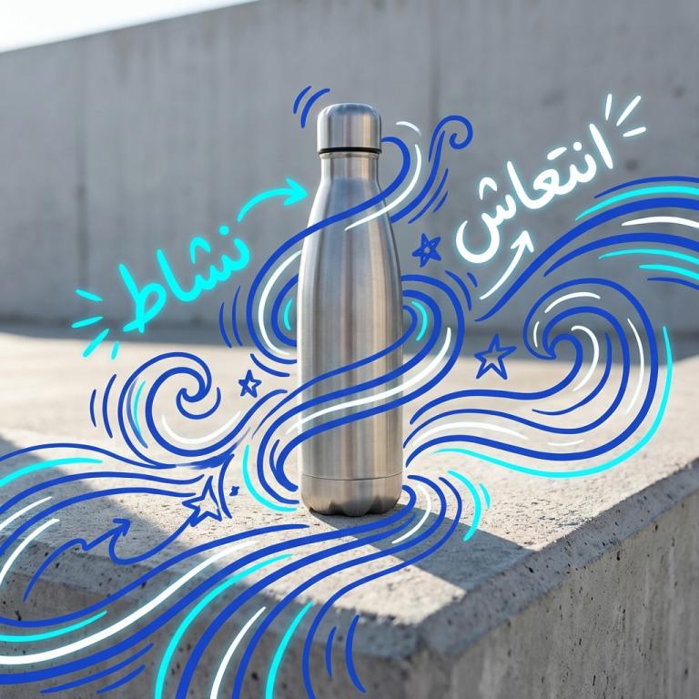 نموذج من ستايل طابع الفن الجرافيكي الحي