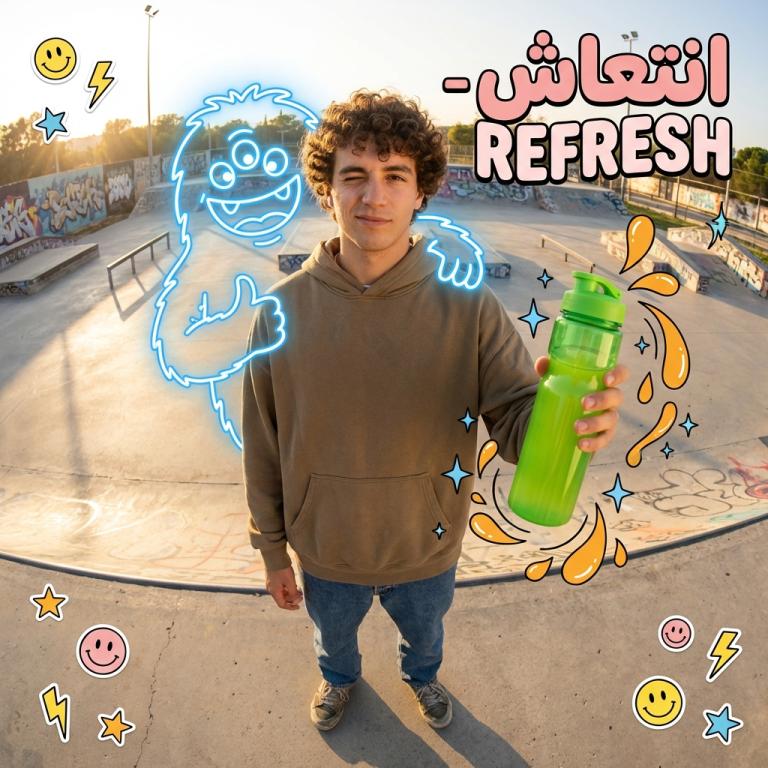نموذج من ستايل دمج الخيال والواقع